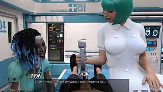 Stranded Girl in Space Craves to Touch My Huge Cock