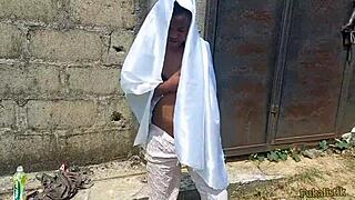 ijeoma bush fuck with strange man outdoor