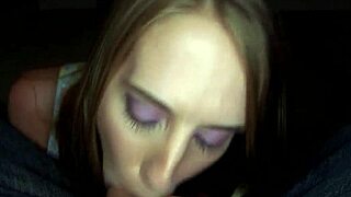 Cute Amateur Blonde Sucks Cock Hard!