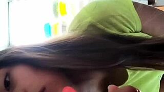 Latina Lingerie Peruvian Handjob Masturbation Amateurs Cumshot Close Up Tits Lick Arrecha Sola