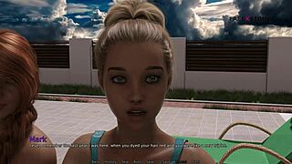 i plays games in the pool with my stepsister and her friends in my dorm