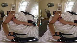 I called a latina booty for voyer reality in VR