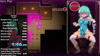 Mage Kanade explores futanari dungeon.