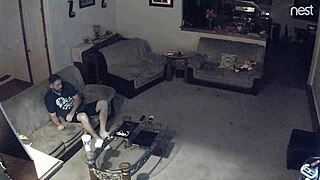 Wife Caught Cheating on Husband with Lover on Hidden Camera