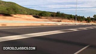 incredible anal threesome in a villa with blonde riding and licking