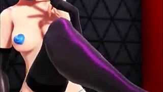 i'm dancing and stripping in this anime hentai cartoon