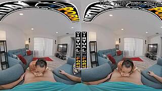Yo, I’m doing dirty chores with my hot stepmom Carmela Clutch in this wild VR fuck!