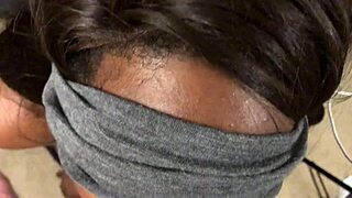 A black teen sucks a white dick and gets a facial cumshot in this amateur video