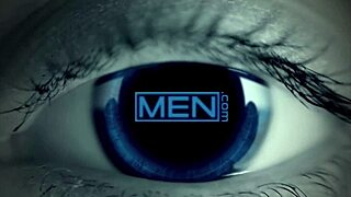 Handsome Guy Jerks Off Watching Two Muscular Men Fuck Ass