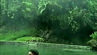 Hot latina screams during steamy cabin sex at thermal park