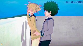 Himiko Toga and Izuku have intense sex in My Hero Academia hentai