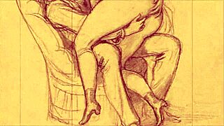 Hot erotic cartoons from the past with animal hair and other kinky stuff