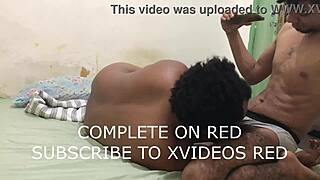 Giving a blowjob while wearing underwear.