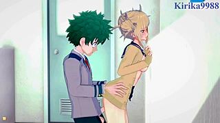 Himiko Toga and Izuku have intense sex in My Hero Academia hentai