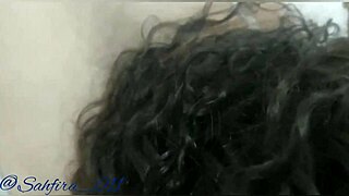 The young girl intensely deepthroats the massive black cock with full force.