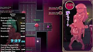 Mage Kanade explores futanari dungeon.