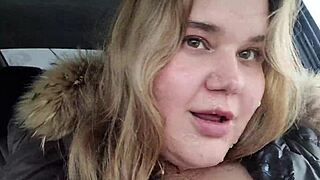 Story Of Cute BBW Blonde With Big Breasts In Bad Weather