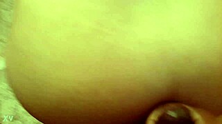 Black Top Cums On White Bottom Ass