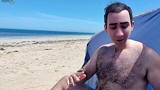 step gay dad series hints at clothing optional beach fun.