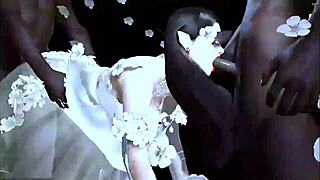 Two Black Bulls Fuck Bigboobs Chick Doggystyle In 3D Animation.