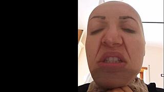 I have a pig face and nose with stockings on my face