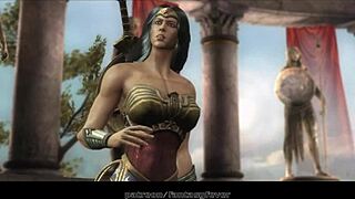 Wonder Woman Fucks Ares with Big Cock Hard