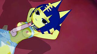 Ankha rides a nice cock in the bedroom 😏