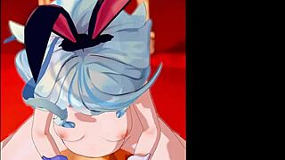 genshin impact freyna motion and damage voice in anime style