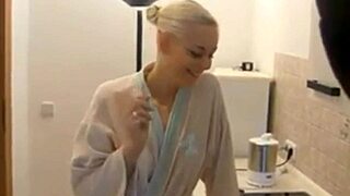 Blonde Slut Takes Anal And Cumshot