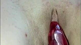 Mature Housewife Uses Vibrator Toys