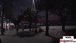 Amateur Thai teen gives sensual handjob