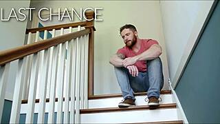 Tattooed hunk apologizes with rough doggystyle make up sex