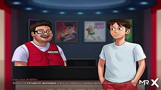 Here is the gameplay of Summertime Saga where you can feel my boobs
