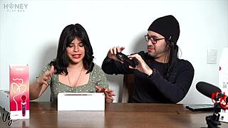 this wand made selena vega cum crazy, review of sex toy on her big pussy 😍