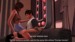 tipsy stars kissing in 3d hentai preview clip