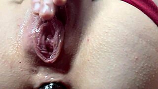 Intense Double Penetration Close Up Anal Action