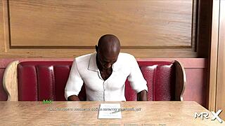 Hey, blonde milf posing nude in acting lessons, looks erotic.