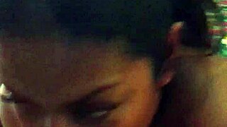 latina amateur gives homemade blowjob in hotel room