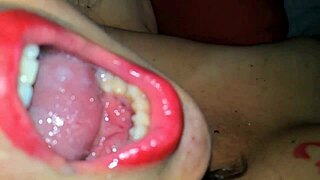 Hell yeah, my amateur housewife swallows massive cum facial shots!