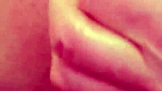 Male shows off crotchless lingerie with buttplug