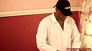 African ebony teen rides cowgirl in 4k