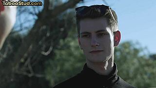 Hairy stud got barebacked in wild foot fetish 3some with twinks, so hot!