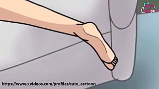 Hanabi and her lover engage in intense hentai action for hours