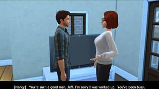 girl next door cheats with bride in wedding chapter, tits and ass exposed 😏