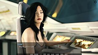 Cute Anime Girl Fucks Hard On Captain's Deck In 3D Hentai Game.