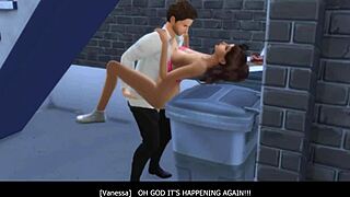 girl next door cheats with bride in wedding chapter, tits and ass exposed 😏