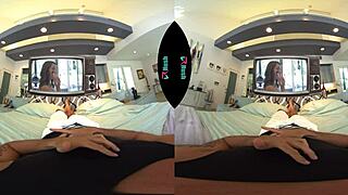 vrhush tiny brunette lily adams gets creampied in pov