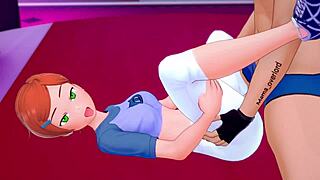 Desnudando A Gwen En La Cama Para Poder Follarla Mejor Versión Adulta Hentai Sin Censura