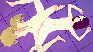 Rin Toyama And Ko Yagami's Intense Lesbian Futanari Sex Play!