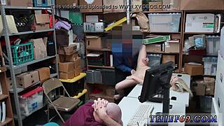 blonde police girl catches suspect in hd